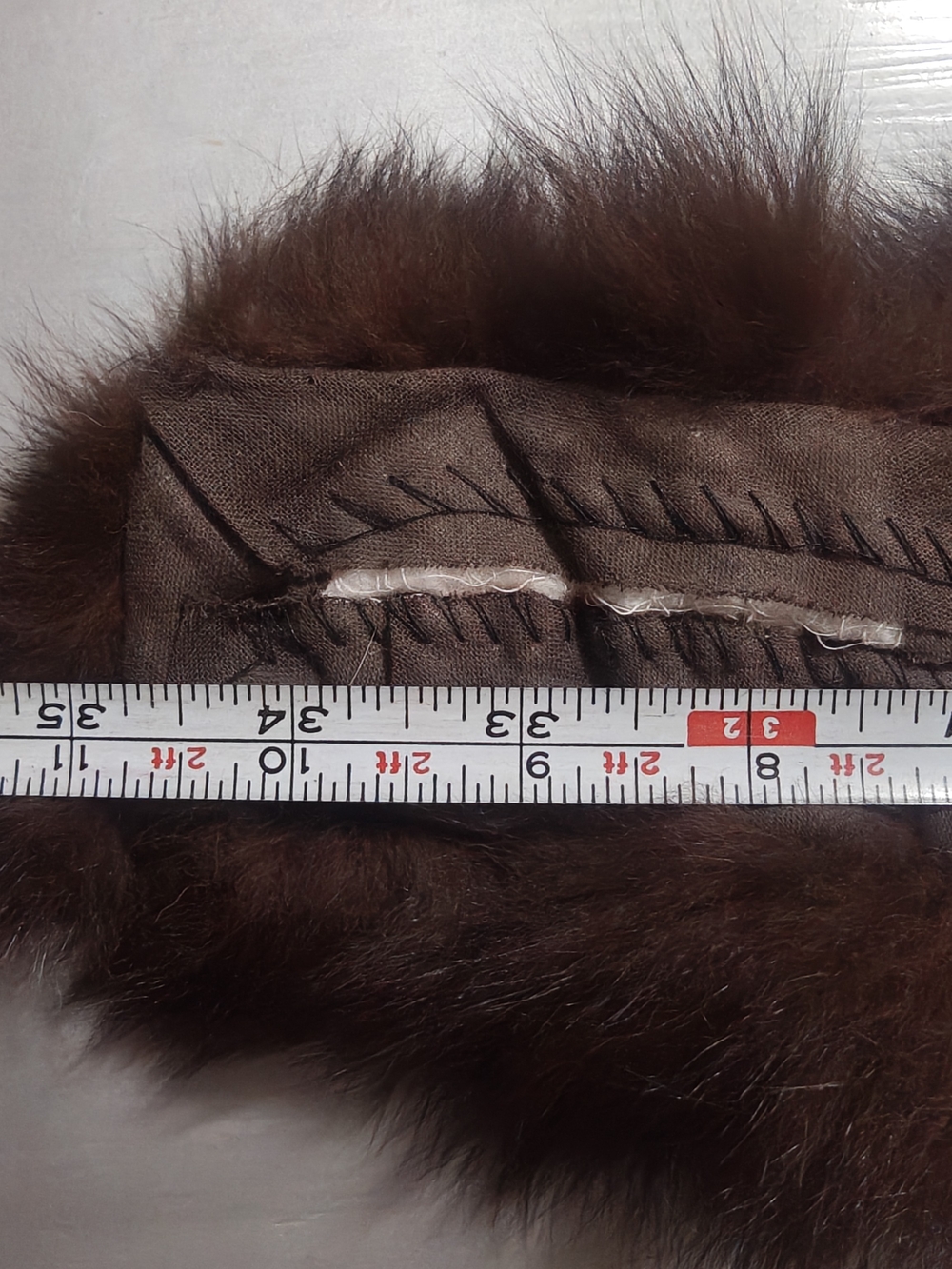 3 Fur Collars - Black, Brown, Grey - Picture 4 of 12